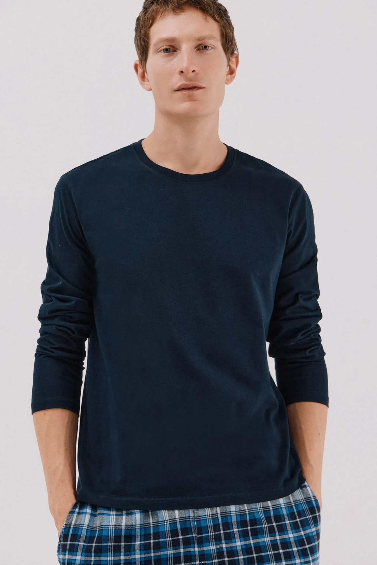 Set de pijama punto y tela