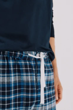 Set de pijama punto y tela