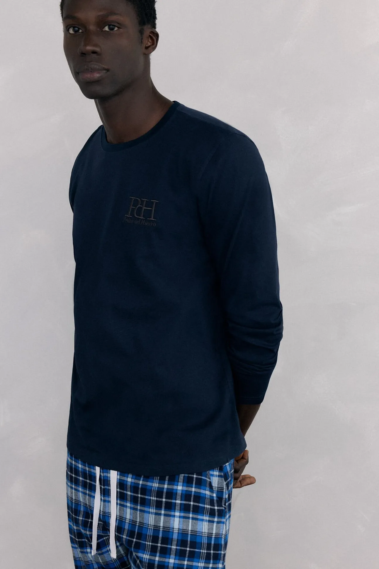 Set de pijama punto y tela