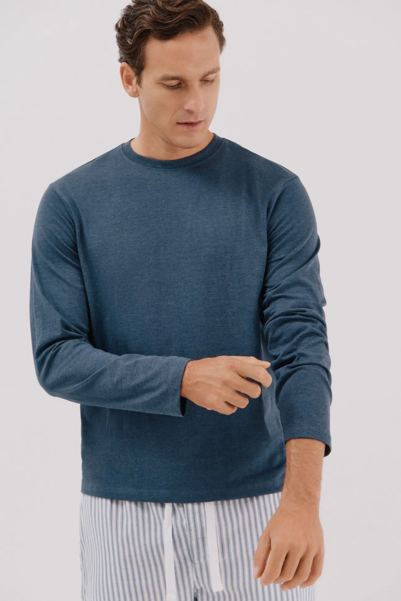 Set de pijama punto y tela