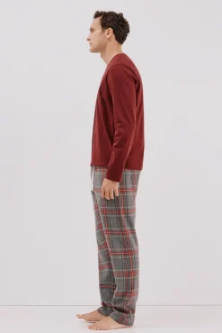 Set de pijama punto y tela