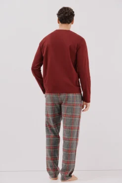 Set de pijama punto y tela