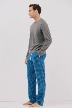 Set de pijama punto y tela