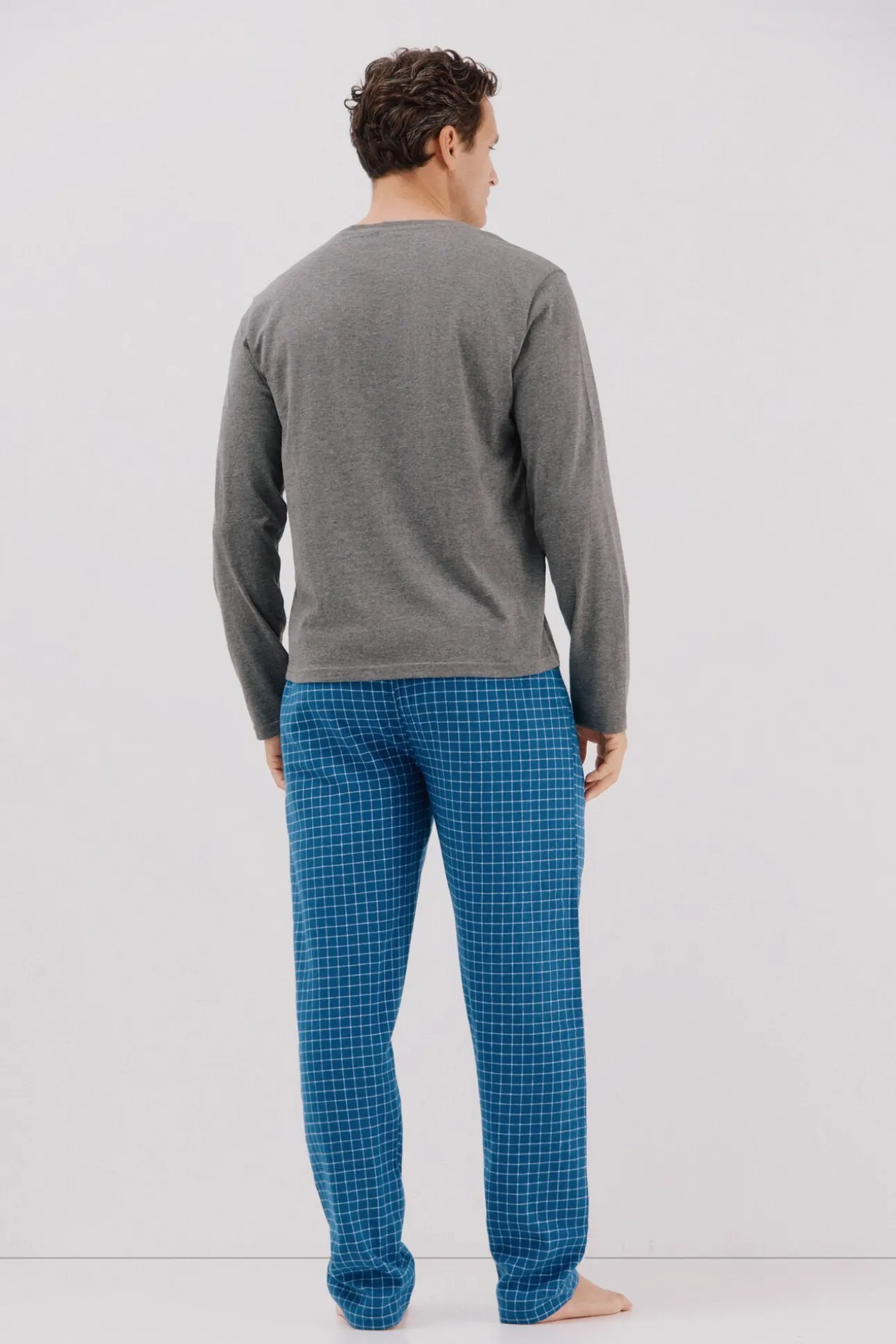 Set de pijama punto y tela