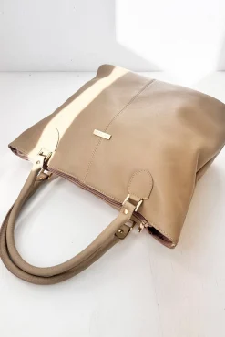 Shopper Maria piel moca