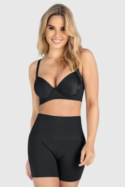 Short de control moderado aspecto invisible con fajón antideslizante