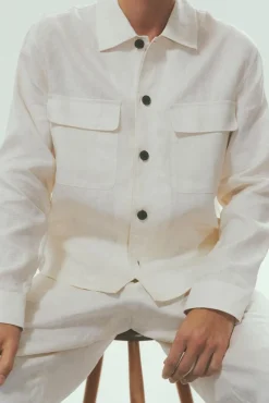 Sobrecamisa de lino