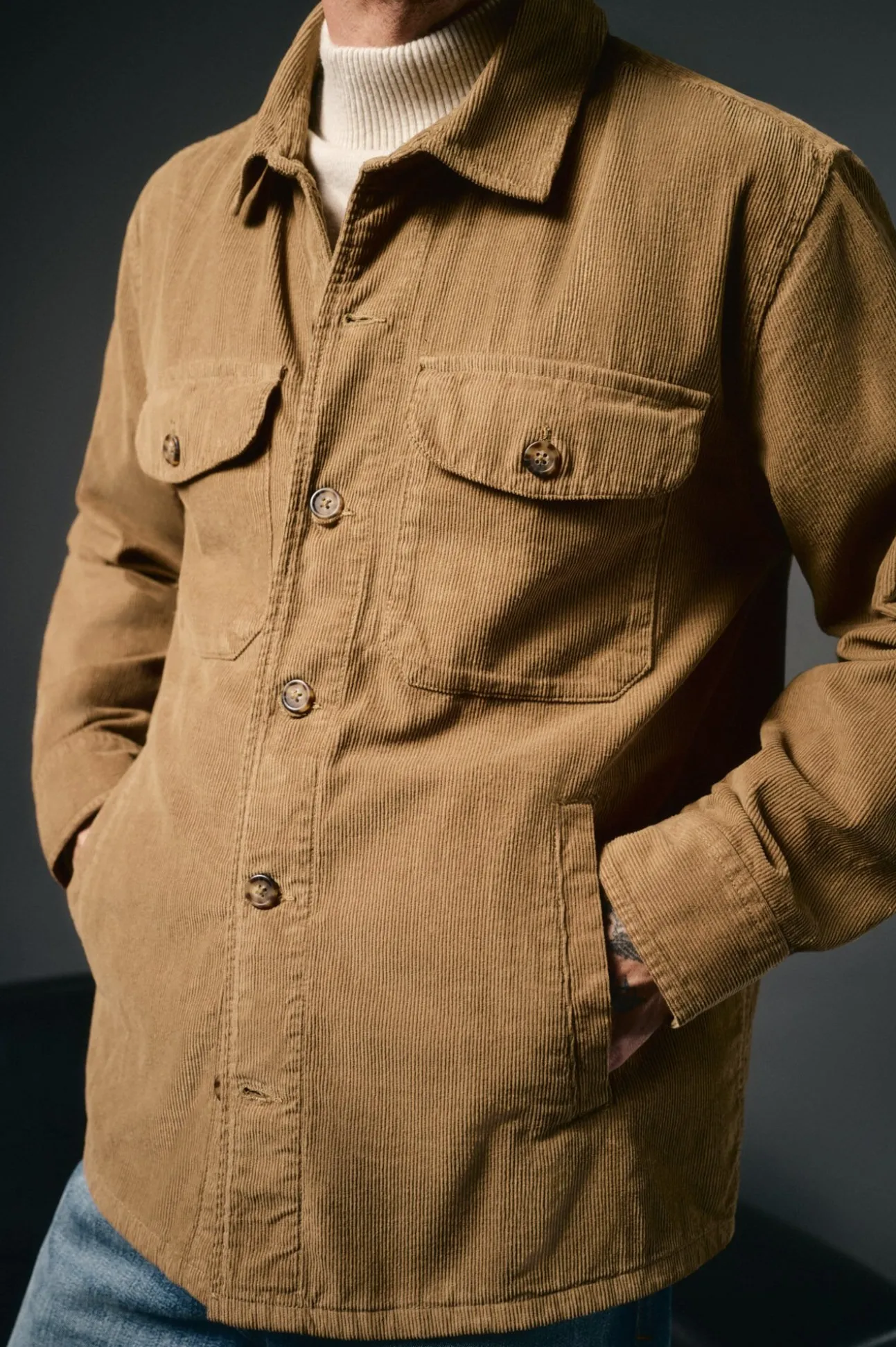 Sobrecamisa de pana