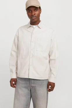 Sobrecamisa de sarga corte ancho