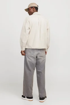 Sobrecamisa de sarga corte ancho