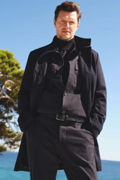 Sobrecamisa microcuadro algodón