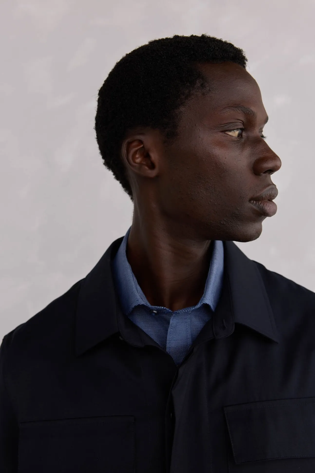 Sobrecamisa traje lana