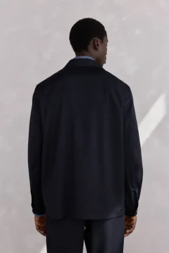 Sobrecamisa traje lana