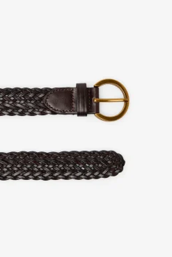 Square braided belt