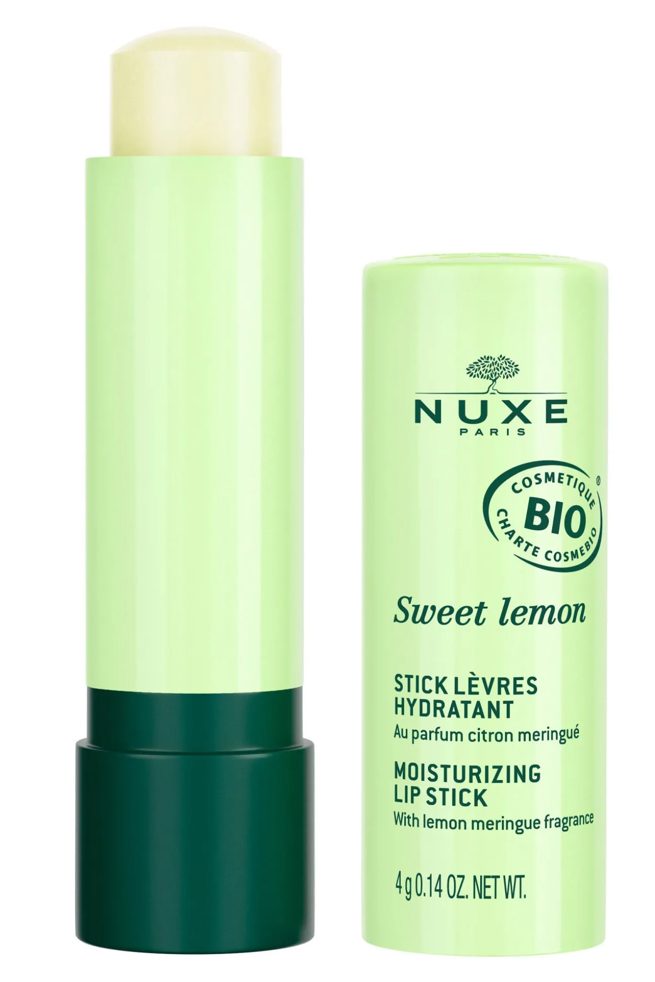 Stick labial hidratante con fragancia de merengue de limón
