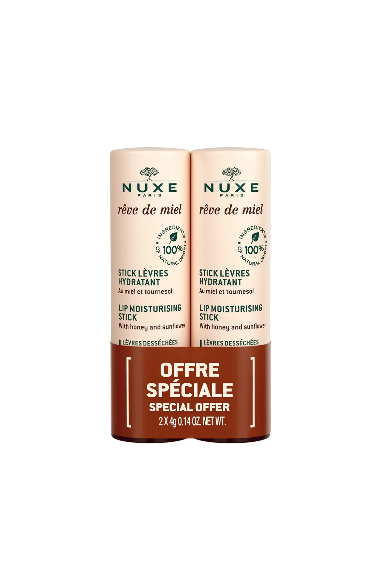 Stick labial rêve de mielduplo 2x4gr 2 x 4gr