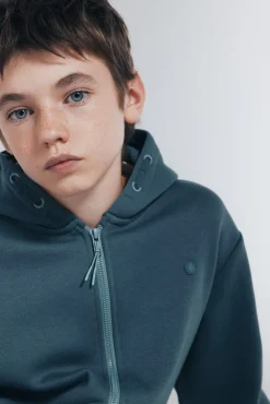 Sudadera abierta con capucha niño