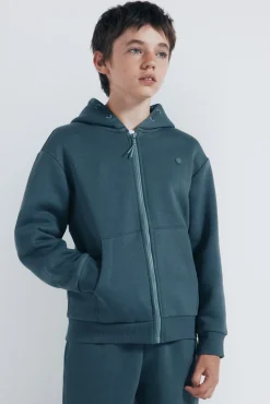 Sudadera abierta con capucha niño