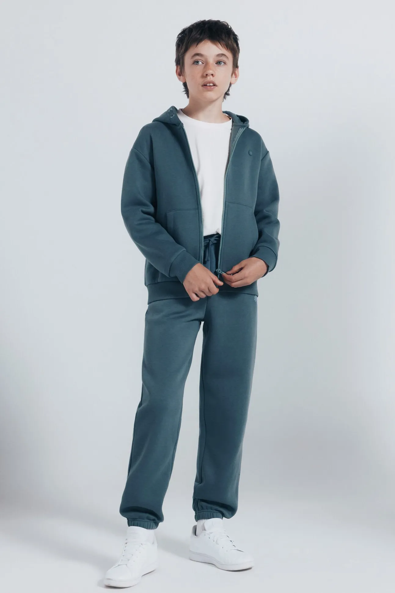 Sudadera abierta con capucha niño