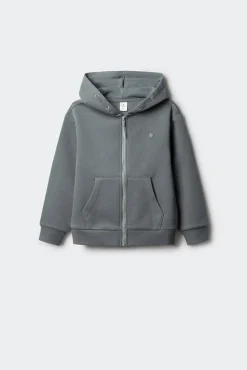 Sudadera abierta con capucha niño