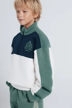 Sudadera camionero cortes niño