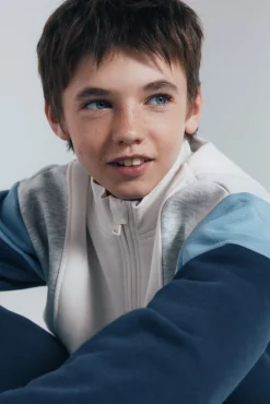 Sudadera camionero cortes niño