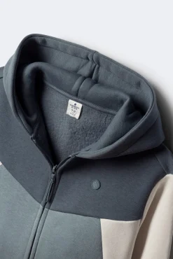 Sudadera capucha cortes niño