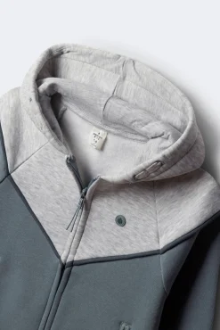 Sudadera capucha cortes niño