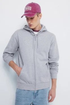 Sudadera capucha cremallera