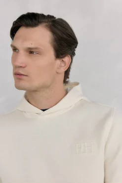 Sudadera capucha logo bordado