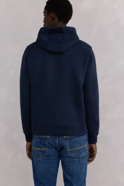 Sudadera capucha logo bordado