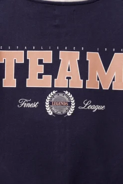 Sudadera capucha varsity niño