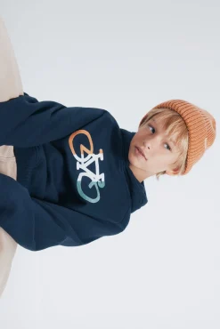 Sudadera con capucha bici niño