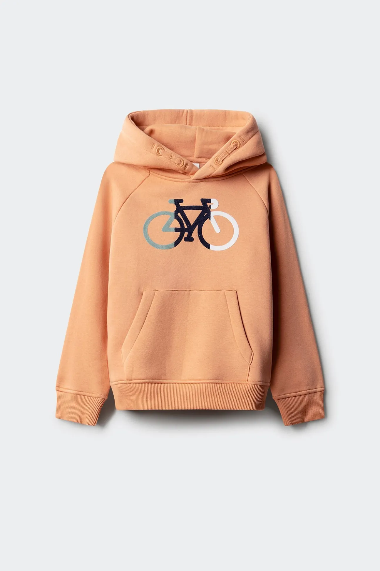 Sudadera con capucha bici niño