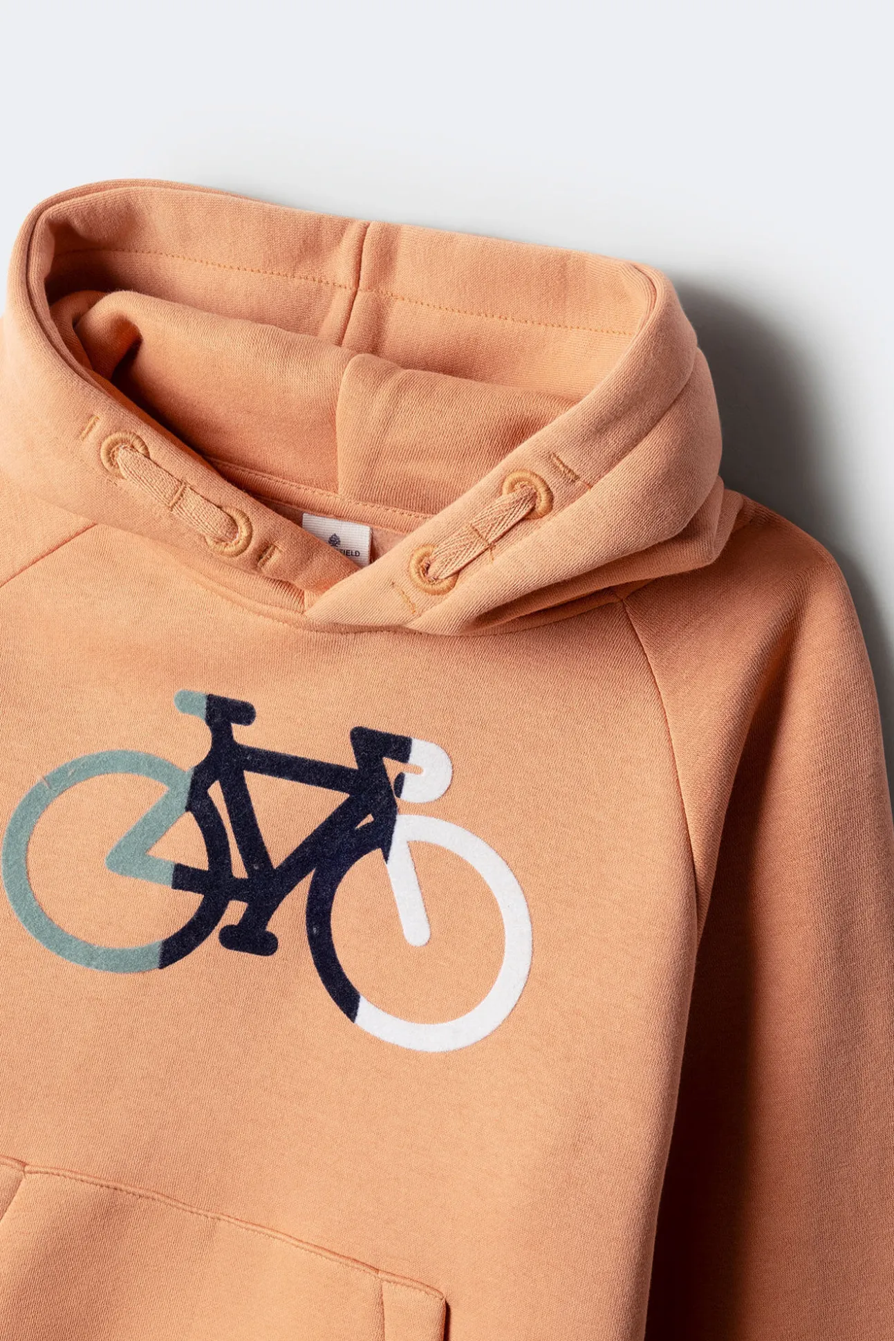 Sudadera con capucha bici niño