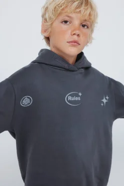 Sudadera con capucha "Embrace the mess" niño