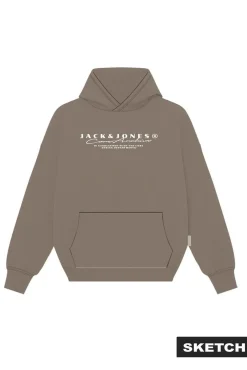 Sudadera con capucha estampada