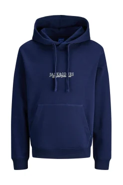 Sudadera con capucha logo frontal