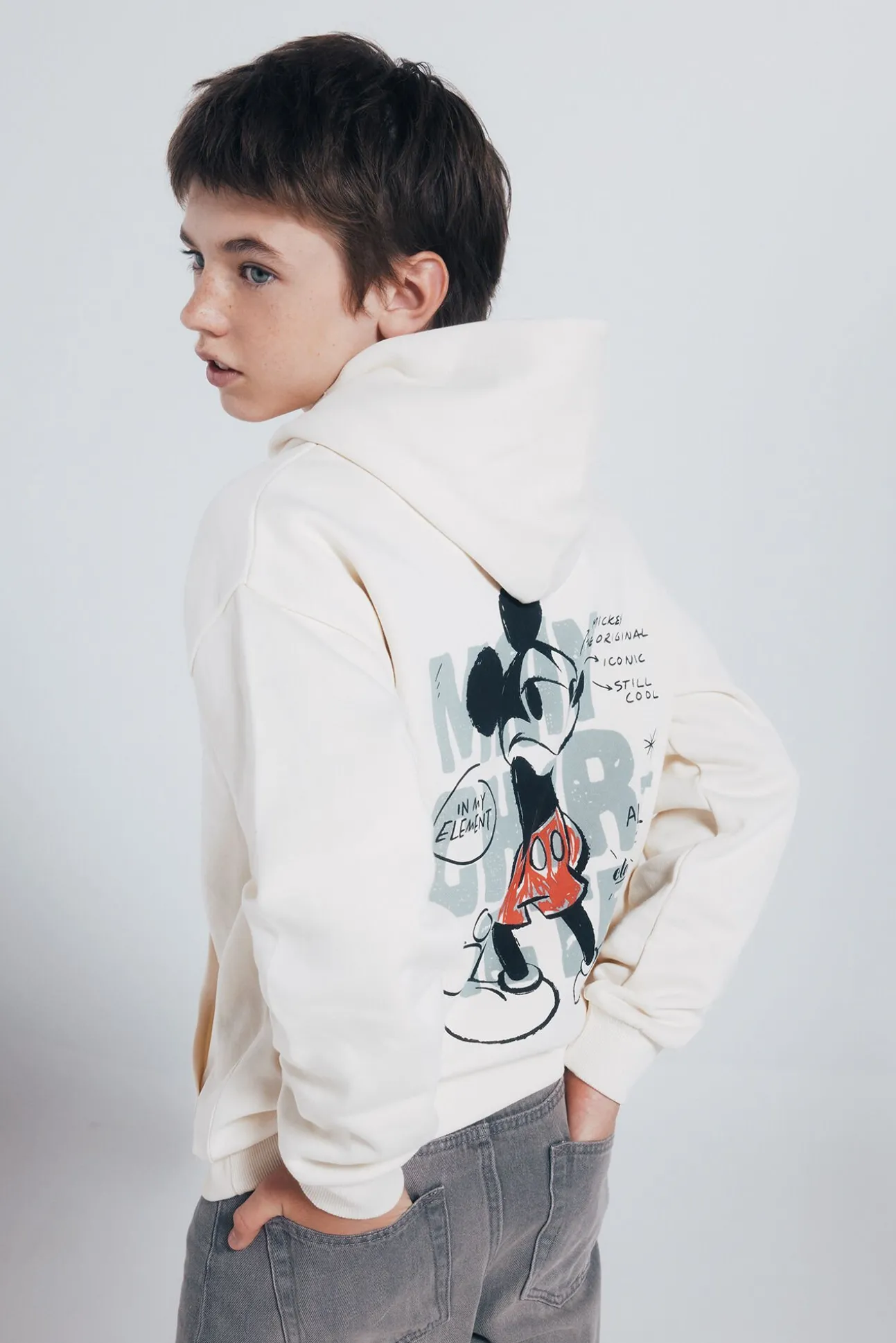 Sudadera con capucha mickey niño