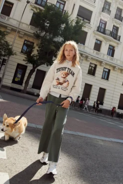 Sudadera con capucha osito niña