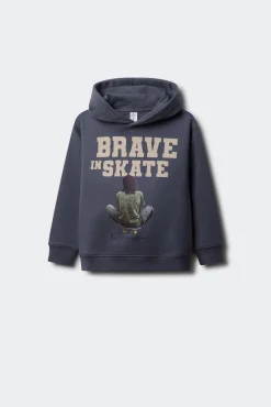 Sudadera con capucha skate niño