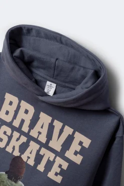Sudadera con capucha skate niño