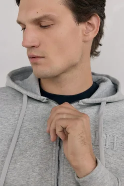 Sudadera con capucha tejido técnico