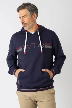 Sudadera con capucha y bolsillos