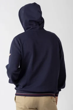 Sudadera con capucha y bolsillos
