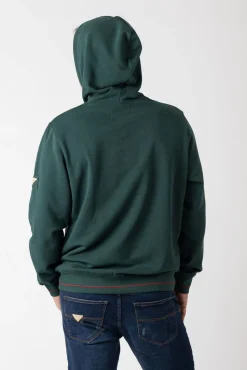 Sudadera con capucha y bolsillos