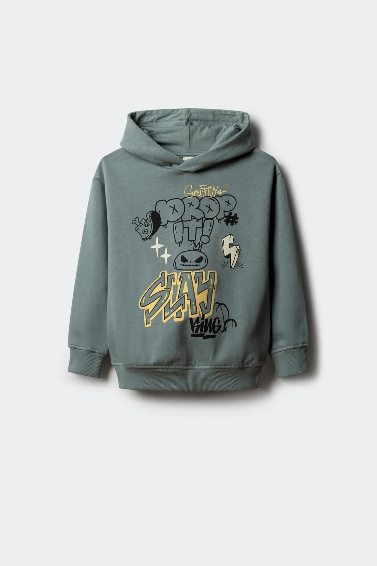 Sudadera con capucha"Drop it" niño