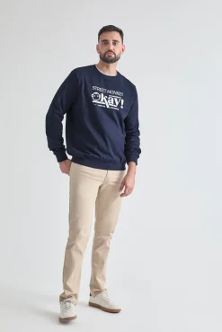 Sudadera con estampado frontal