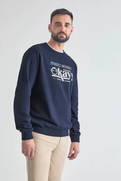 Sudadera con estampado frontal