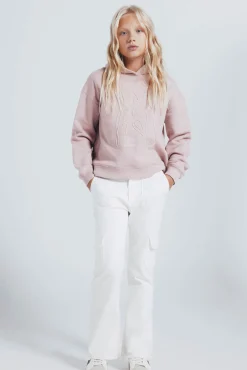 Sudadera cordón caballo niña